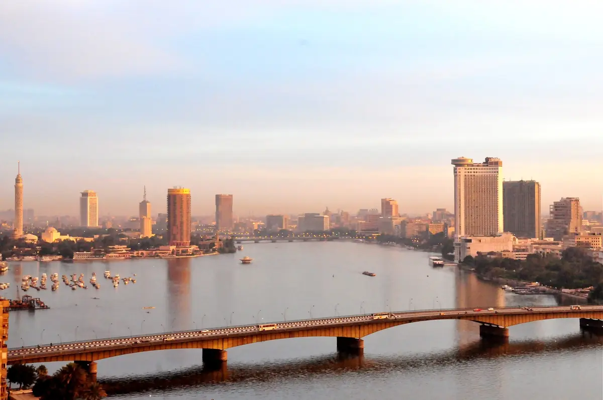 Die Nil-Corniche in Kairo