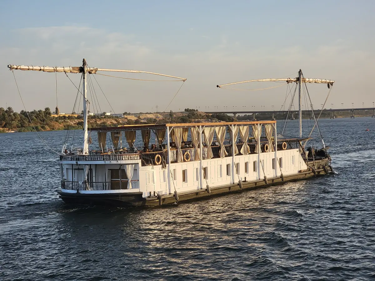 A dahabiya on the Nile